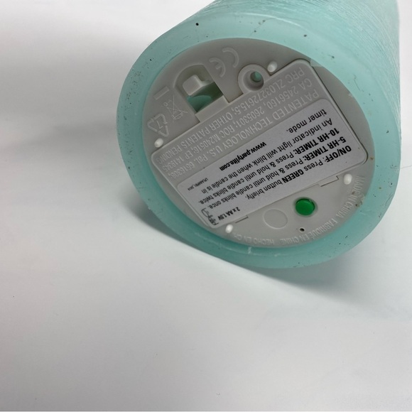 Faux Turquoise LED Candle - Picture 5 of 8